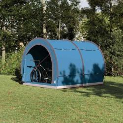 Tente de rangement pour v&eacute;los avec toit Bleu 256 x 222 x 182 cm