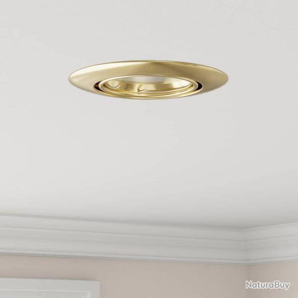 Projecteur 12 pcs Dor� 9 x 9 x 2,5 cm M�tal