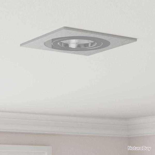 Projecteur 12 pcs Argent� 9 x 9 x 2 cm Aluminium