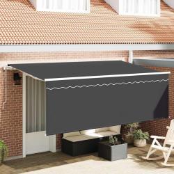 Auvent R&eacute;tractable Anthracite 350 x 200 cm