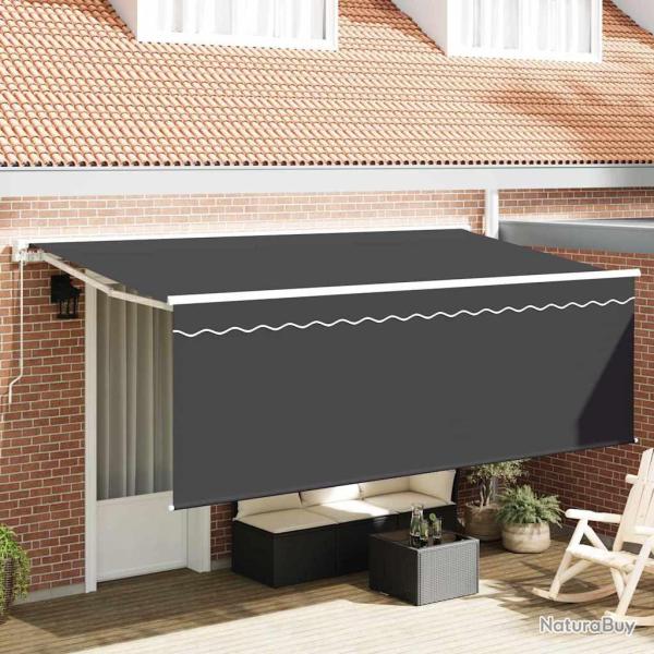 Auvent R�tractable Cr�me 350 x 200 cm Polyester et Aluminium