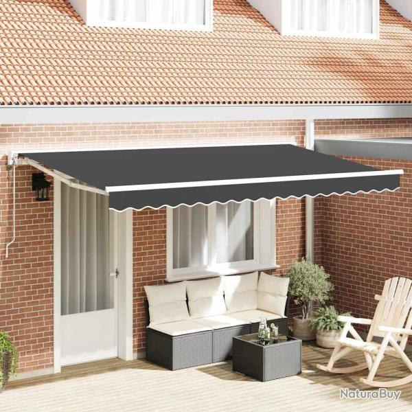 Cadre d'auvent Anthracite 350 x 200 cm