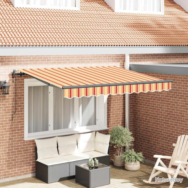 Auvent R�tractable Jaune 350 x 200 cm tissu