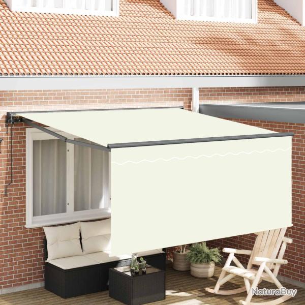 Auvent R�tractable Cr�me 300 x 250 cm Polyester et Aluminium