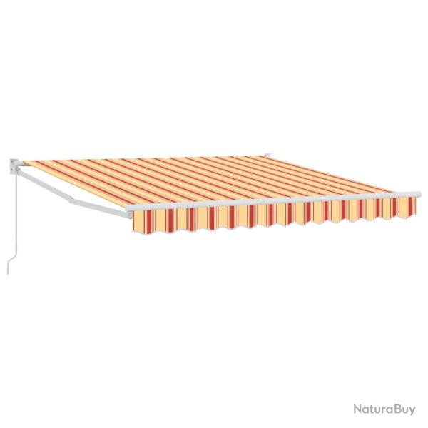 Auvent r�tractable manuel Jaune 300 x 250 cm