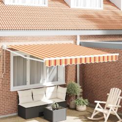 Auvent R&eacute;tractable Jaune et Orange 300 x 250 cm