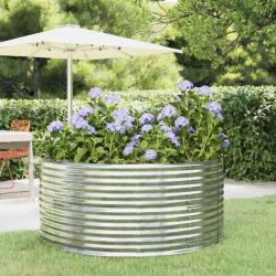 Lit sur&eacute;lev&eacute; de jardin Argent&eacute; Acier galvanis&eacute;