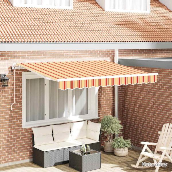 Auvent R�tractable Jaune 350 x 200 cm tissu