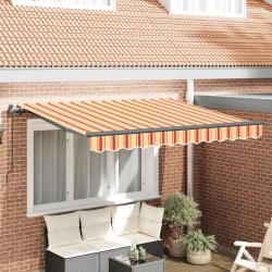 Auvent R&eacute;tractable Jaune 350 x 200 cm tissu