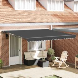 Cadre d'auvent Anthracite 400 &times; 300 cm