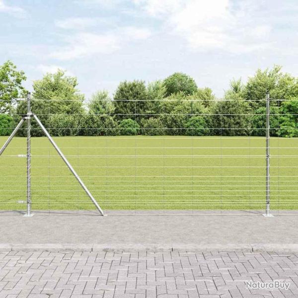 Poteau de cl�ture. Galvanis� 25 x 1,2 m Acier