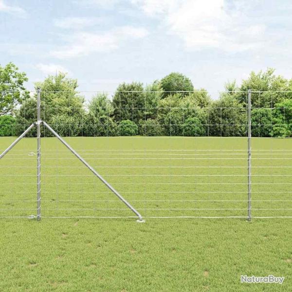 Poteau de cl�ture. Galvanis� 50 x 1,5 m Acier