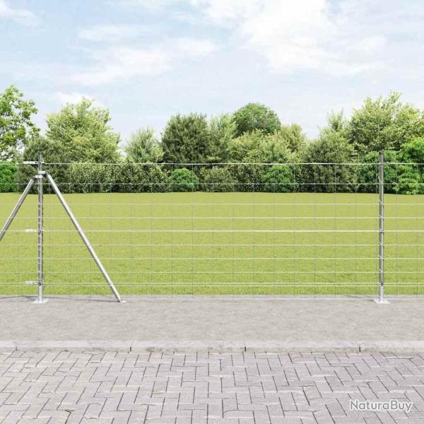 Poteau de cl�ture. Galvanis� 25 x 1 m Acier