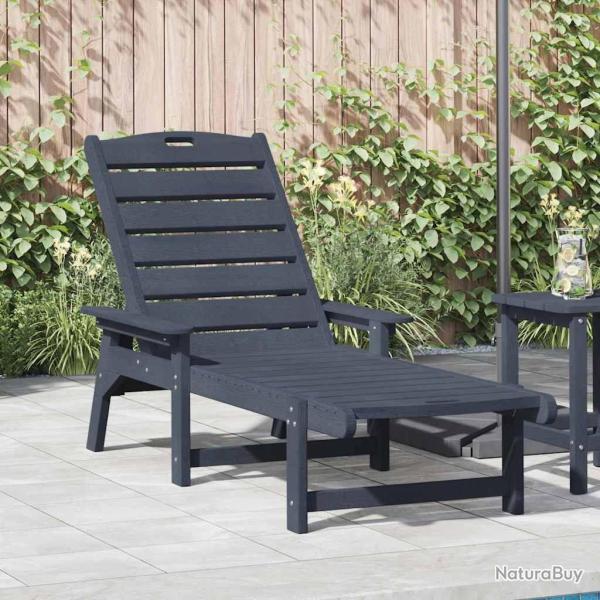 Transat Bleu marine 195,5 x 53 x 98,5 cm HDPE