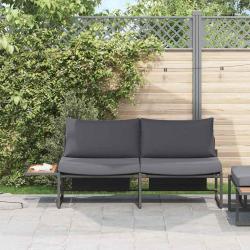 Canap&eacute; de jardin Anthracite 200,5 x 70 x 85,5 cm Acier