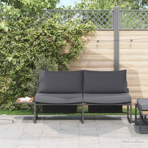 Canap� de jardin Anthracite 200,5 x 70 x 85,5 cm Acier