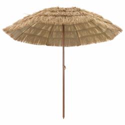 Parasol de plage Naturel 255 x 255 x 255 cm Polyester et Acier