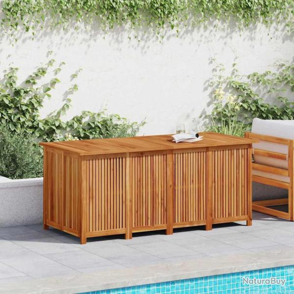 Bo�te de rangement de jardin 175x80x75 cm bois massif d'acacia