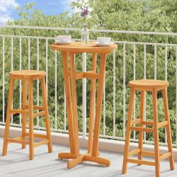 Table de bar de jardin &Oslash;60x105 cm Bois d'acacia solide