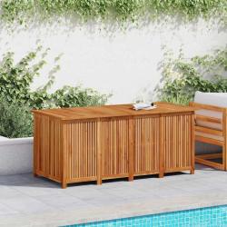 Bo&icirc;te de rangement de jardin 200x80x75 cm bois massif d'acacia