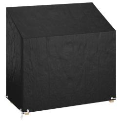 Housse de banc de jardin 8 oeillets 130x70x70/88 cm poly&eacute;thyl&egrave;ne