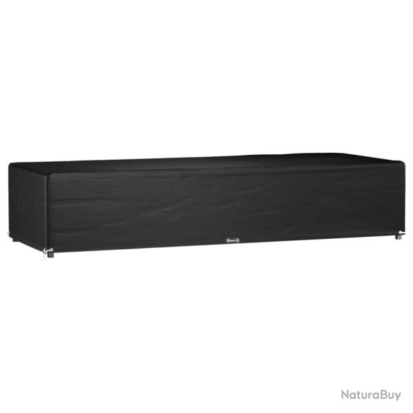 Housse de chaise longue 12 oeillets 205x75x40 cm poly�thyl�ne