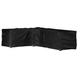 Housse de salon de jardin en forme de L 18 oeillets 220x285x80cm