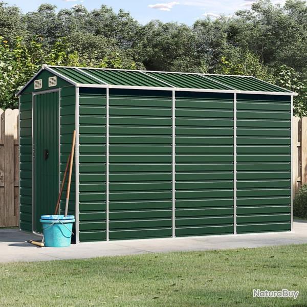 Abri de jardin Vert 191 x 300 x 198 cm Acier galvanis�