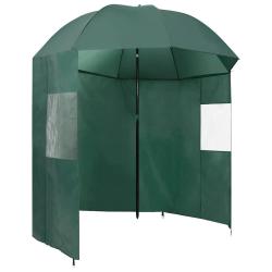 Parapluie de p&ecirc;che Vert 220x185 cm