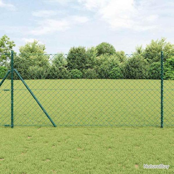 Poteau de cl�ture. Vert 10 x 1 m (maille de 60 x 60 mm)