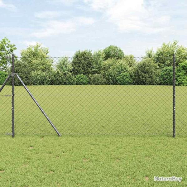 Poteau de cl�ture. Gris 10 x 1,4 m (maille 40 x 40 mm)