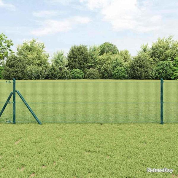 Poteau de cl�ture. Vert 25 x 0,6 m (maille 12 x 12 mm)