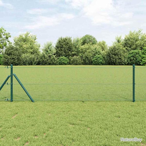 Poteau de cl�ture. Vert 25 x 0,4 m (maille 16 x 16 mm)