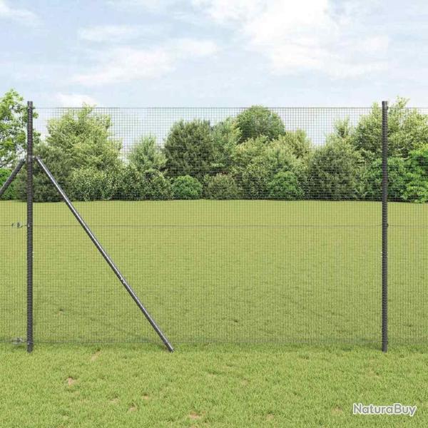 Poteau de cl�ture. Gris 10 x 1,5 m (maillage 16 x 16 mm)