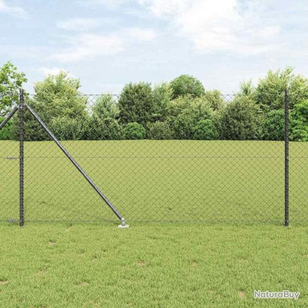 Poteau de cl�ture. Gris 25 x 1 m (maille 40 x 40 mm)