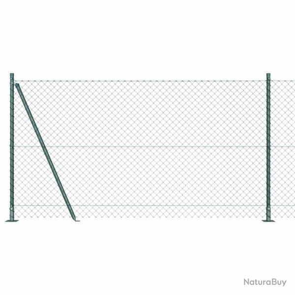 Poteau de cl�ture. Vert 10 x 1,2 m (mailles de 40 x 40 mm)