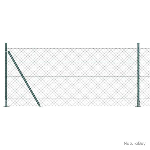 Poteau de cl�ture. Vert 10 x 1 m (maille de 40 x 40 mm)