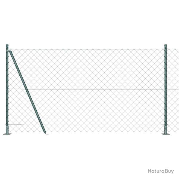 Poteau de cl�ture. Vert 10 x 1,2 m (maille de 60 x 60 mm)