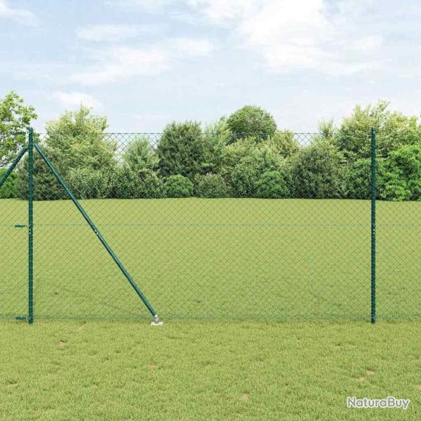 Poteau de cl�ture. Vert 1,5 x 25 m (maillage de 60 x 60 mm)