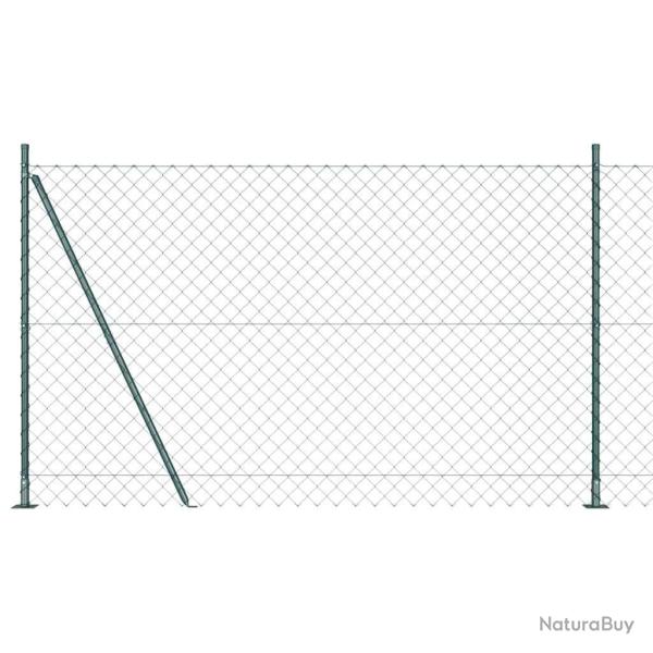 Poteau de cl�ture. Vert 10 x 1,5 m (mailles de 60 x 60 mm)