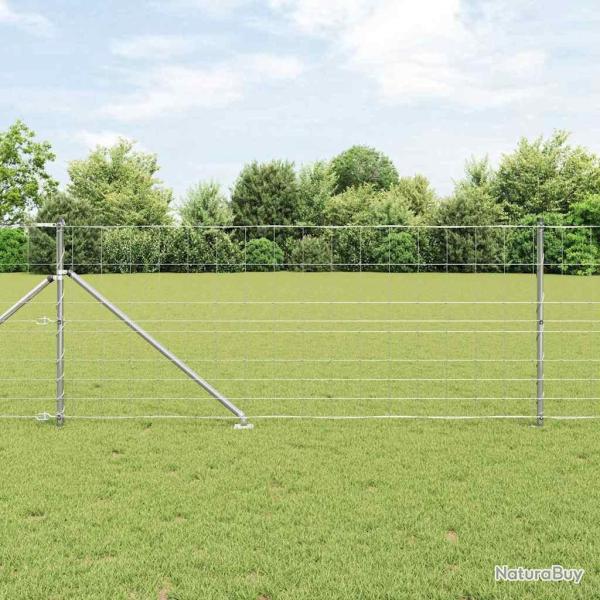 Poteau de cl�ture. Galvanis� 25 x 1 m Acier