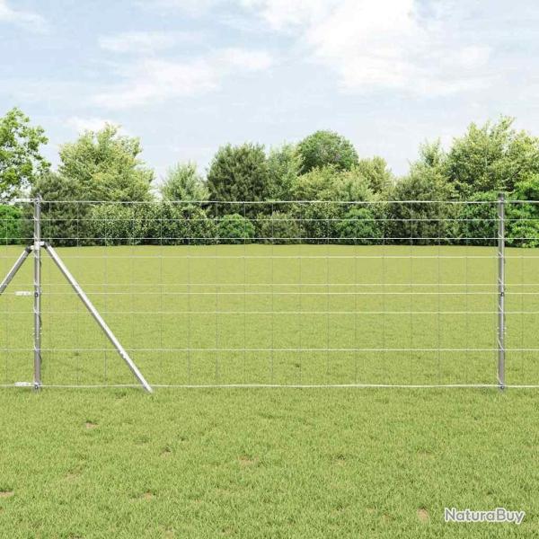 Poteau de cl�ture. Galvanis� 50 x 1 m Acier