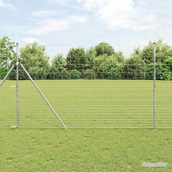 Poteau de cl�ture. Galvanis� 50 x 1,5 m Acier