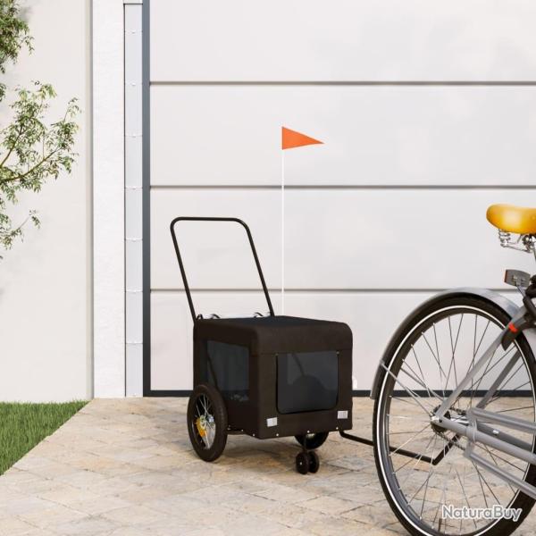 Remorque de v�lo pour animaux de compagnie noir
