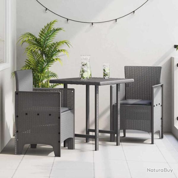 Chaise de jardin 2 pcs Gris clair 53 x 49 x 85 cm Polypropyl�ne