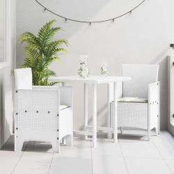 Chaise de jardin 2 pcs Blanc 53 x 49 x 85 cm Polypropyl&egrave;ne