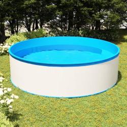Piscine &agrave; &eacute;claboussures 350x90 cm Blanc