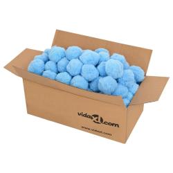 Boule anti-bact&eacute;rienne filtrante de piscine bleu 700 g PE