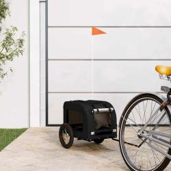 Remorque de v&eacute;lo pour animaux de compagnie noir