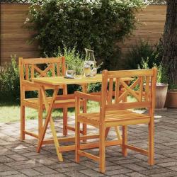 Chaise de jardin 2 pcs 56 x 56 x 90 cm Bois d'Acacia Massif